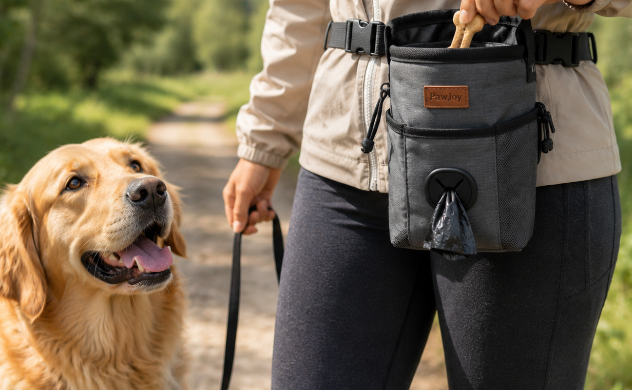 Dog treat pouch