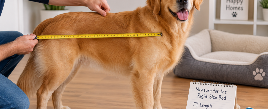 How to Measure Your Dog for the Right Size Bed